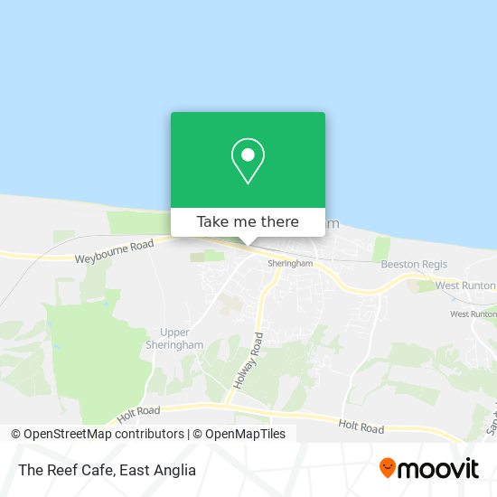 The Reef Cafe map