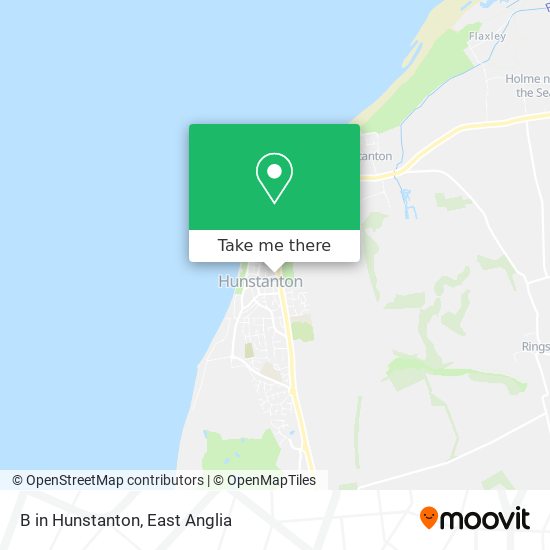 B in Hunstanton map