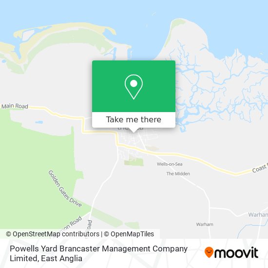 Powells Yard Brancaster Management Company Limited map