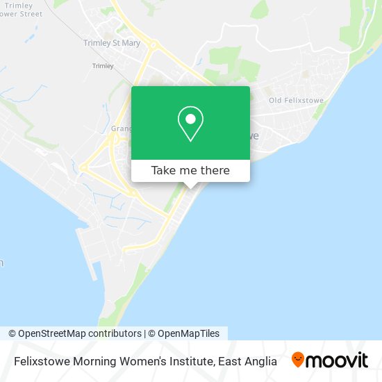 Felixstowe Morning Women's Institute map