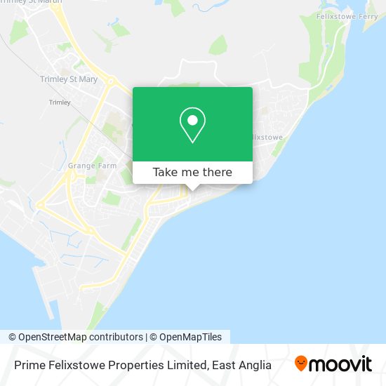 Prime Felixstowe Properties Limited map