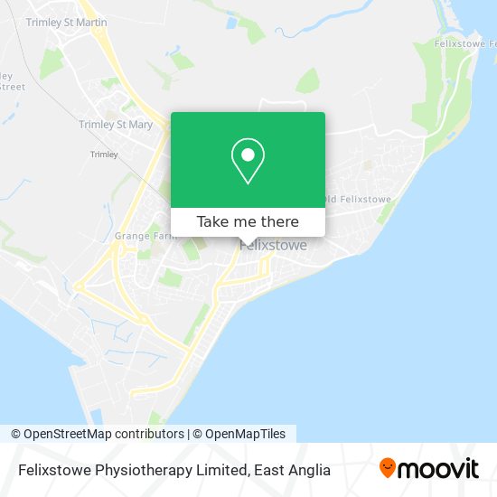 Felixstowe Physiotherapy Limited map