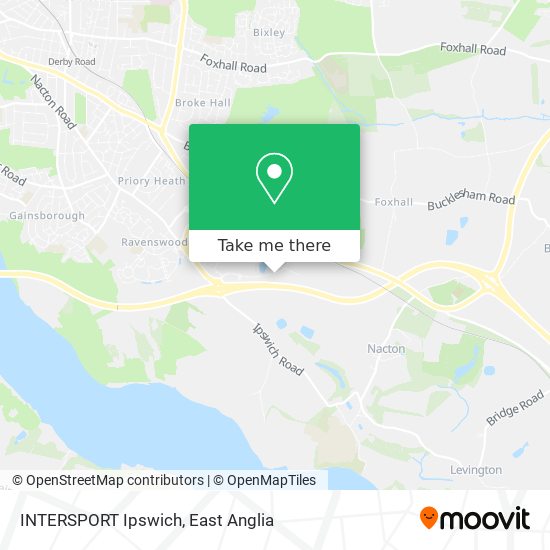 INTERSPORT Ipswich map