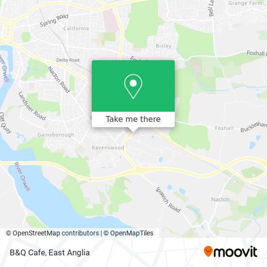 B&Q Cafe map