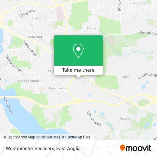 Westminster Recliners map