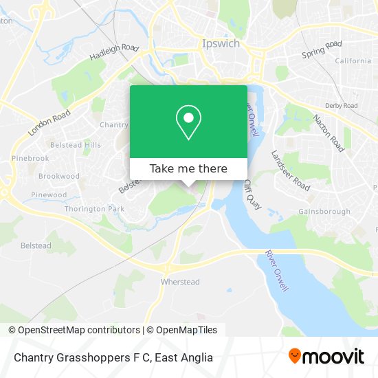 Chantry Grasshoppers F C map