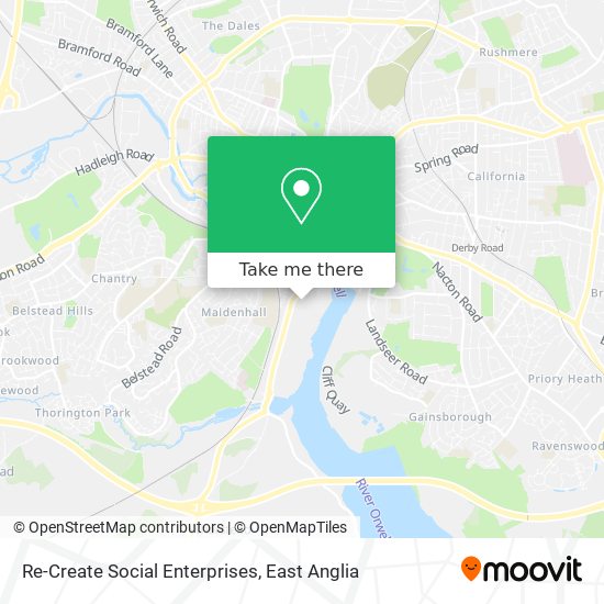 Re-Create Social Enterprises map