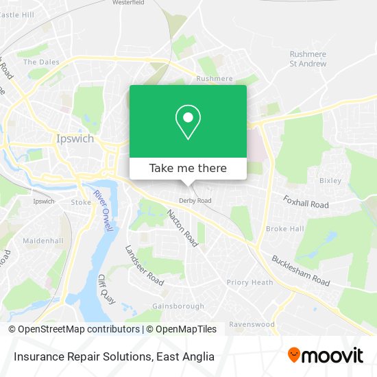 Insurance Repair Solutions map