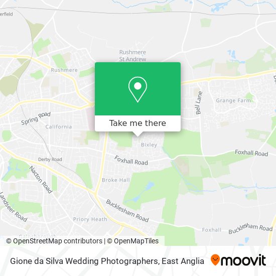 Gione da Silva Wedding Photographers map