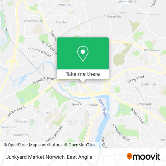 Junkyard Market Norwich map
