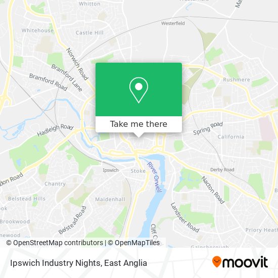 Ipswich Industry Nights map