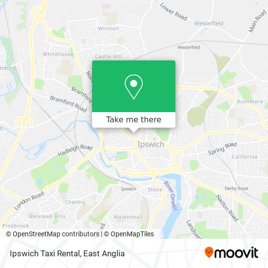 Ipswich Taxi Rental map