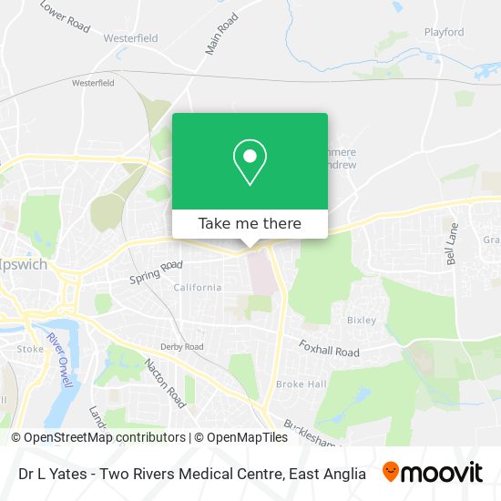 Dr L Yates - Two Rivers Medical Centre map
