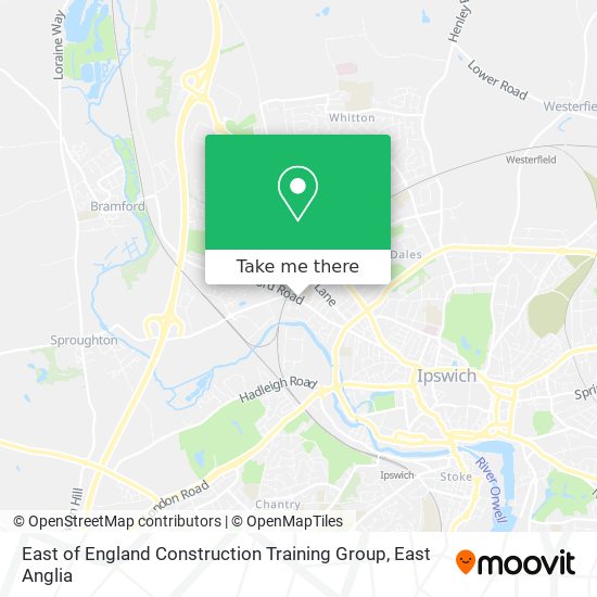 East of England Construction Training Group map