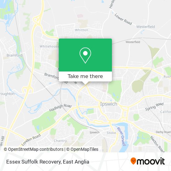 Essex Suffolk Recovery map