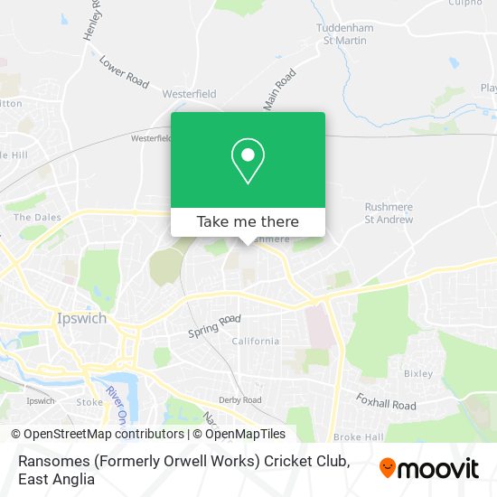 Ransomes (Formerly Orwell Works) Cricket Club map