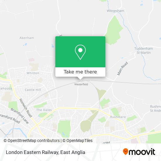 London Eastern Railway map