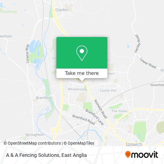 A & A Fencing Solutions map