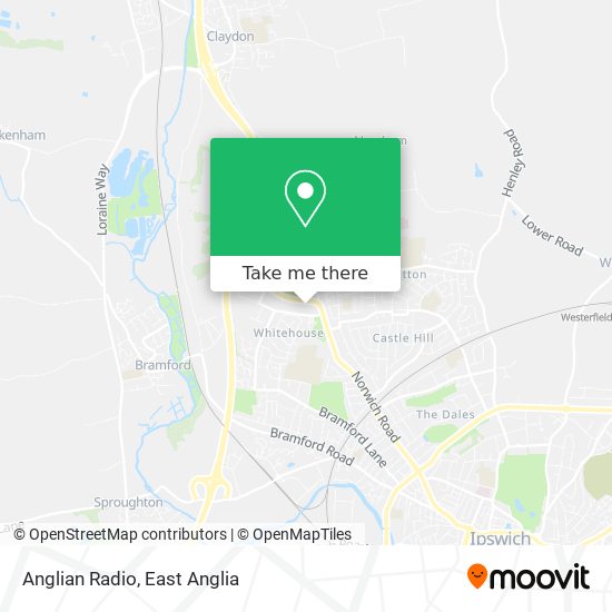 Anglian Radio map