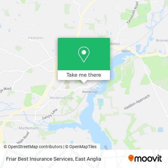 Friar Best Insurance Services map