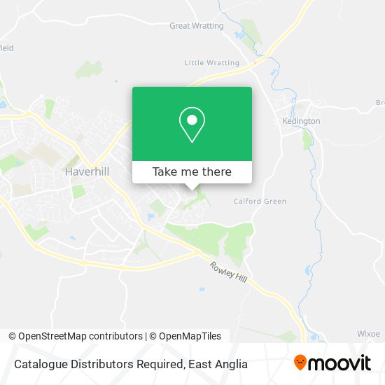 Catalogue Distributors Required map