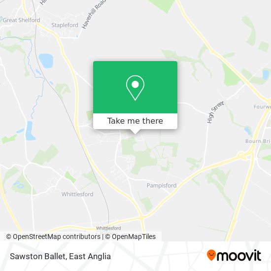 Sawston Ballet map