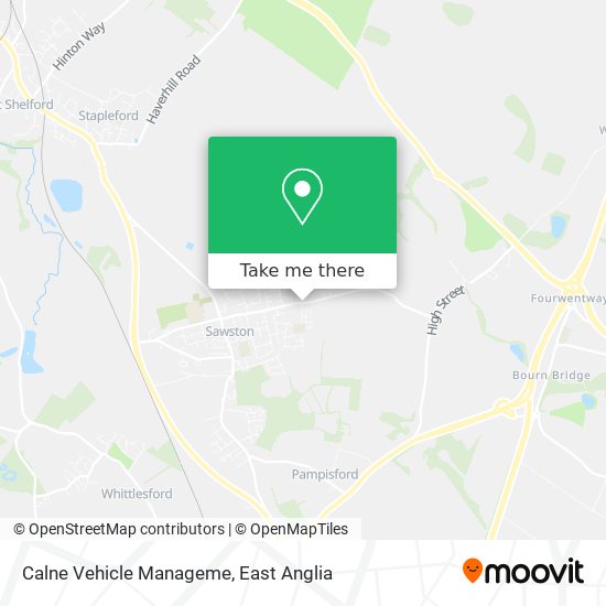 Calne Vehicle Manageme map