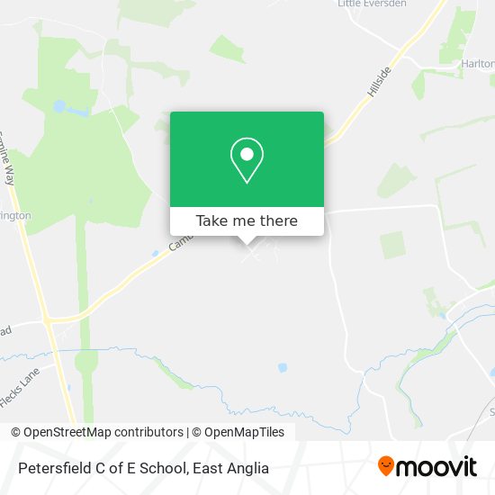 Petersfield C of E School map