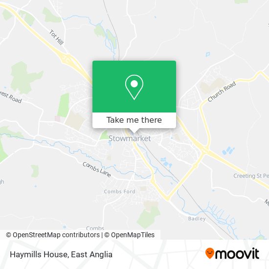 Haymills House map