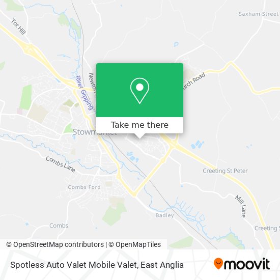 Spotless Auto Valet Mobile Valet map