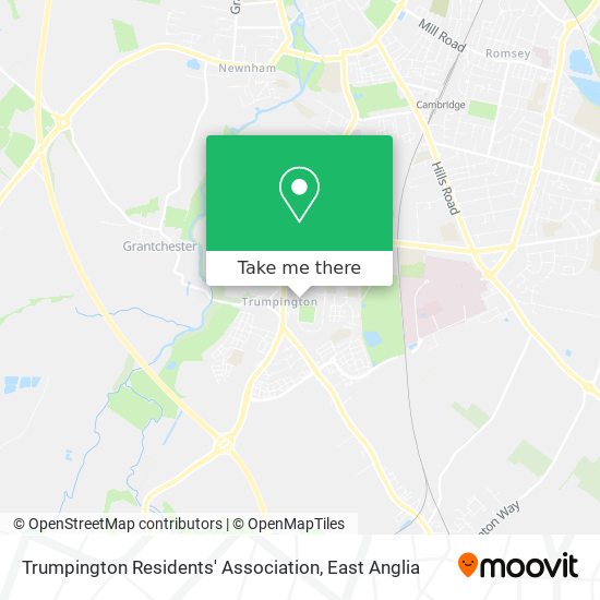 Trumpington Residents' Association map