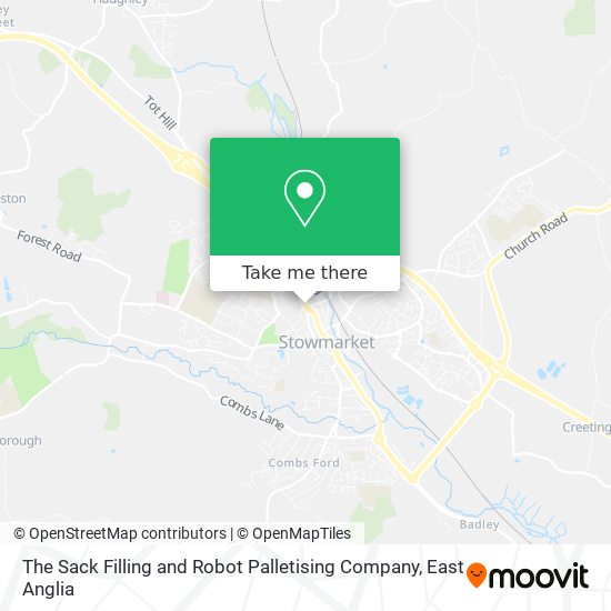 The Sack Filling and Robot Palletising Company map