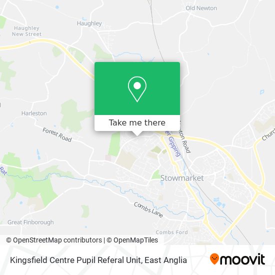 Kingsfield Centre Pupil Referal Unit map