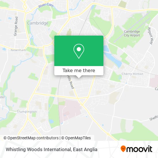 Whistling Woods International map