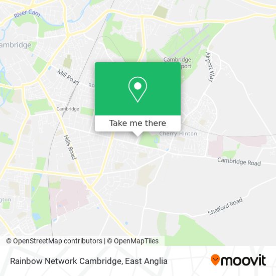 Rainbow Network Cambridge map