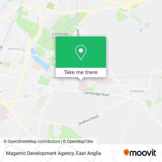 Magento Development Agency map