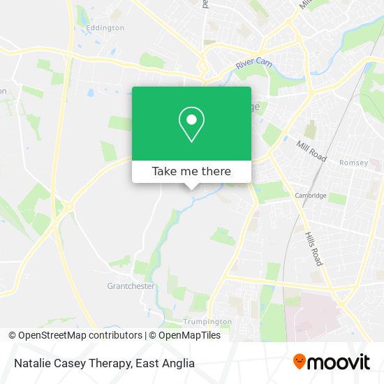 Natalie Casey Therapy map