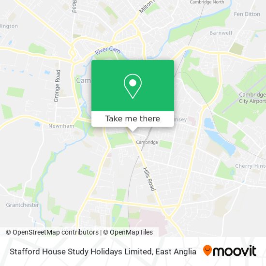 Stafford House Study Holidays Limited map