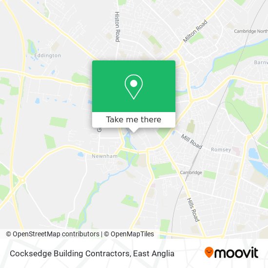 Cocksedge Building Contractors map