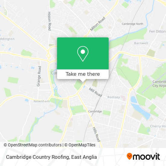 Cambridge Country Roofing map