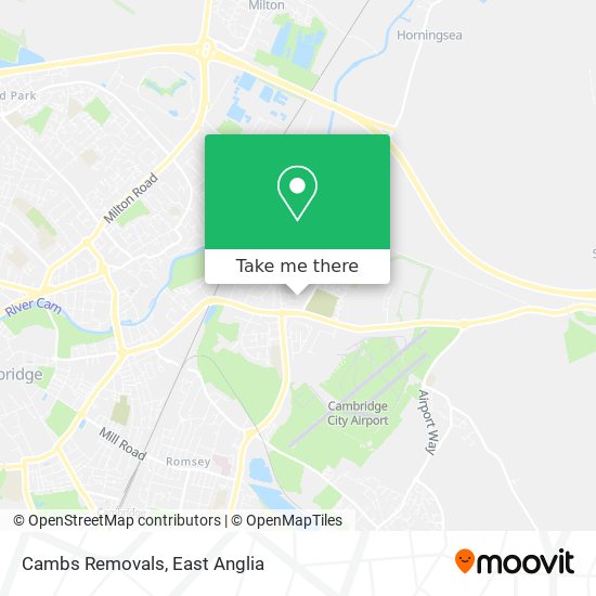 Cambs Removals map