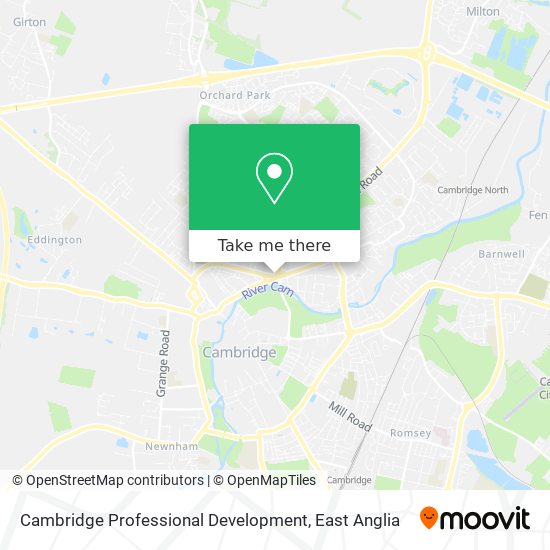 Cambridge Professional Development map