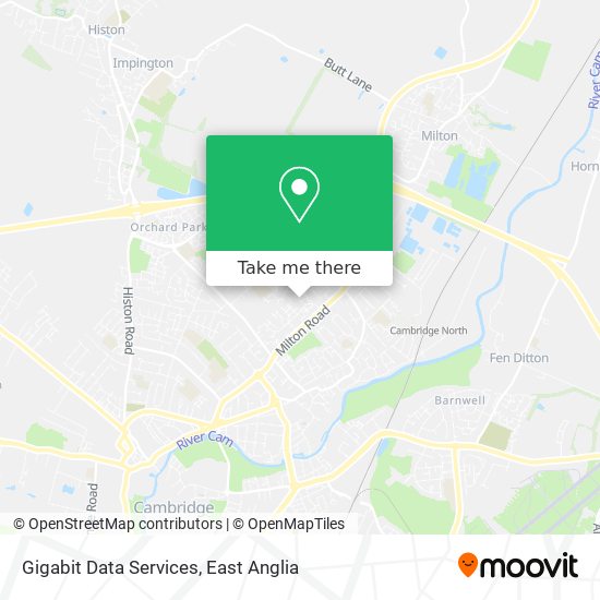 Gigabit Data Services map