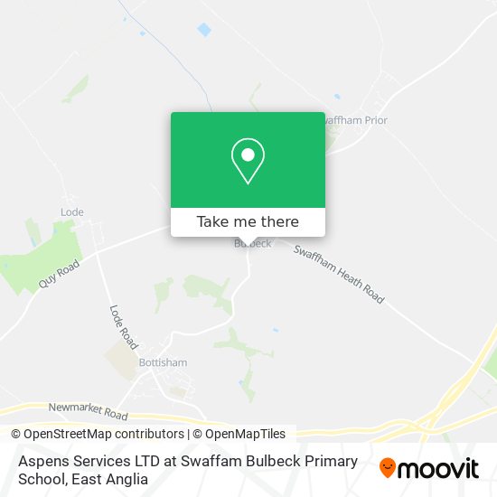 Aspens Services LTD at Swaffam Bulbeck Primary School map