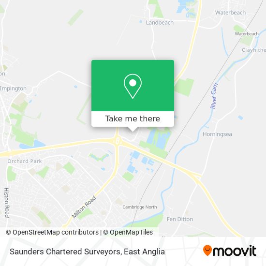 Saunders Chartered Surveyors map