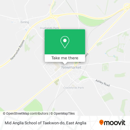 Mid Anglia School of Taekwon-do map