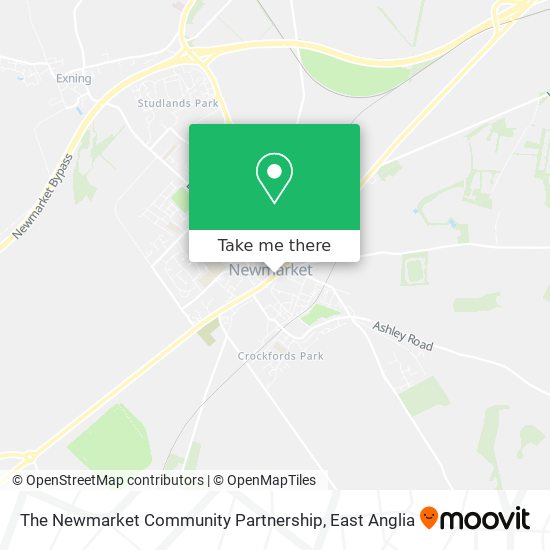 The Newmarket Community Partnership map