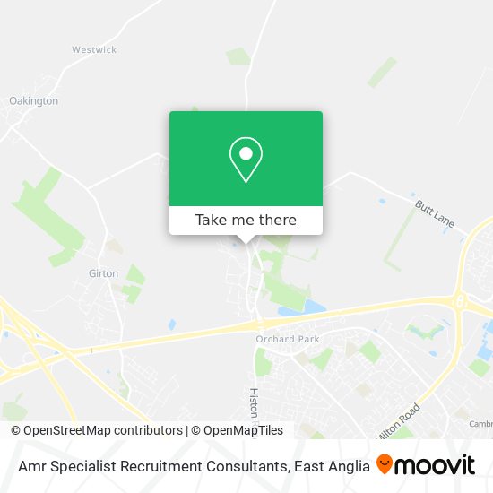 Amr Specialist Recruitment Consultants map