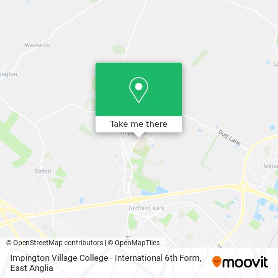 Impington Village College - International 6th Form map