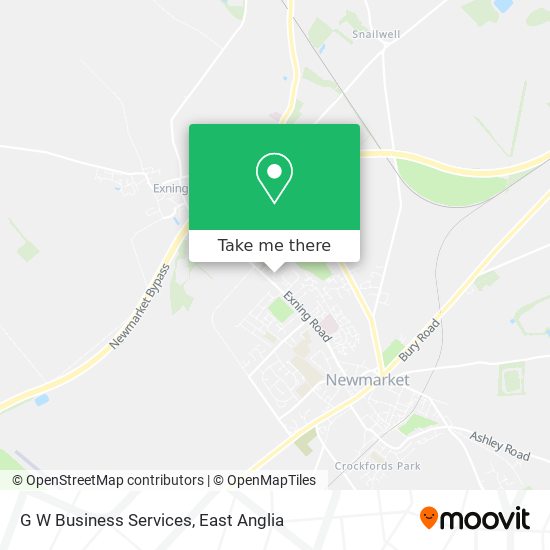 G W Business Services map